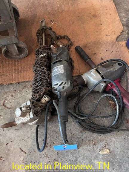 1/2" DRILL MOTOR/GRINDER/CHAINFALL