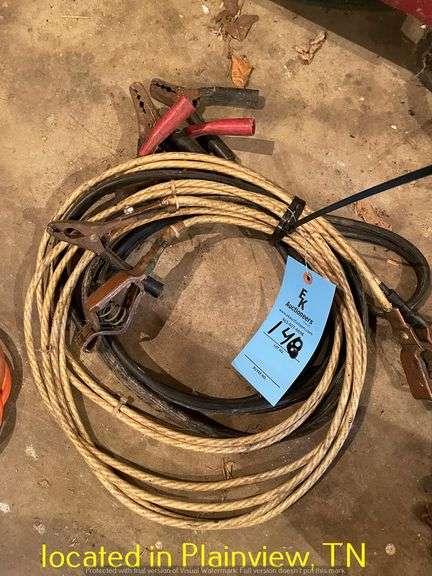 QTY (2) SETS OF JUMPER CABLES