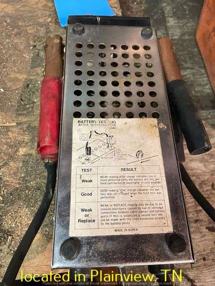 MATCO DIAGNOSTIC BATTERY TESTER MODEL MD4260
