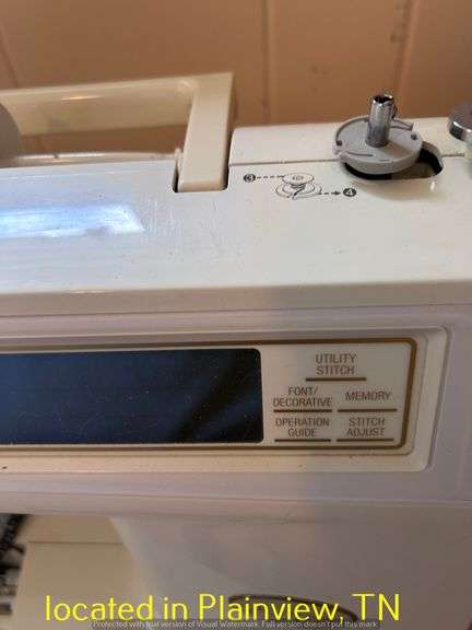 ESPIRE SEWING MACHINE-NO POWER CORD