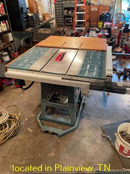 JET 10" CONTACTOR TABLE SAW MODEL JWTS-10