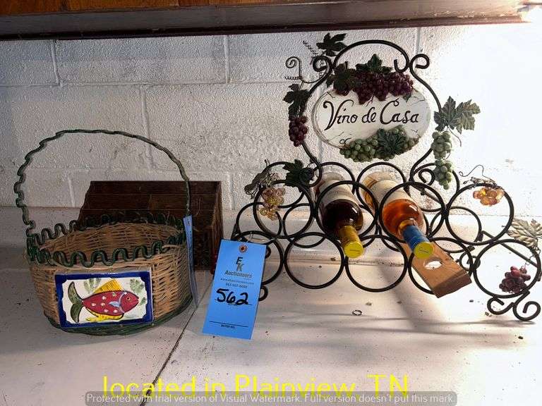WINE RACK/BASKET/MAIL SORTER
