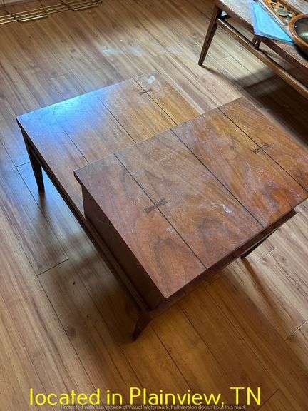 TELEPHONE TABLE 28X21X21 AND  COFFEE TALBE 54X19X15