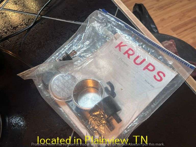KRUPS II CAFFE DUOMO-POWERED ON