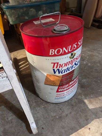 UNOPENED 5GAL THOMPSON WATER SEALER