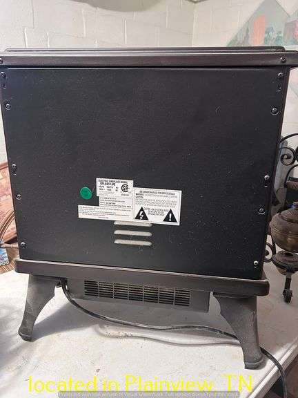 1000W/1500W ELECTRIC FIREPLACE WITH REMOTE-POWERED ON