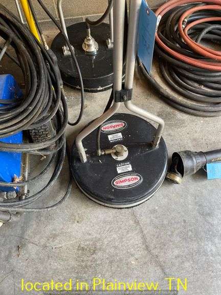 SIMPSON PRESSURE WASHER CONCRETE SCRUBBER