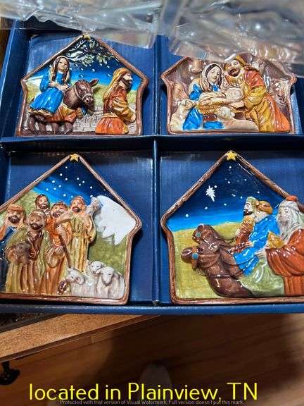 QTY (4) 4" MINI PLATE SETS
