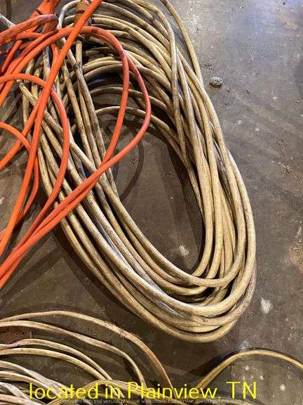 LOT OF EXTENSION CORDS