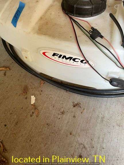 FIMCO 15GAL ATV SPRAYER TANK