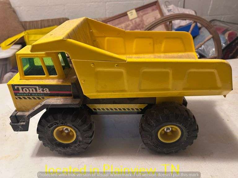TONKA MIGHTY DIESEL DUMP TRUCK 17" LONG