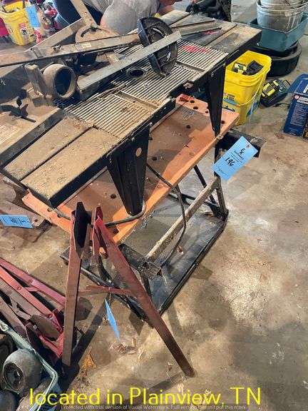 BLACK & DECKER WORKMATE/CRAFTSMAN ROUTER TABLE/(4) 2X4 SAWHORSE LEGS