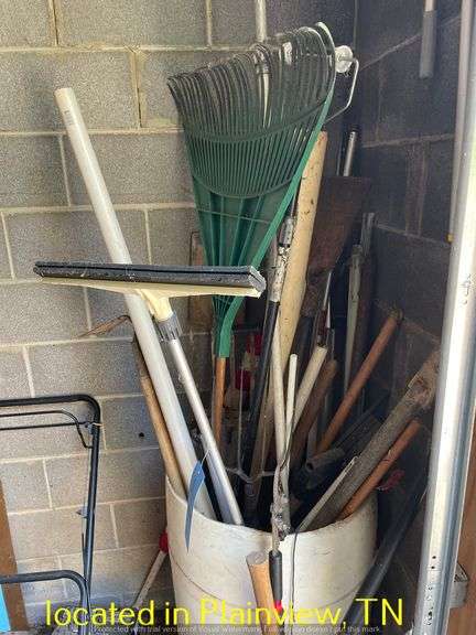 BARREL OF MISC HAND TOOLS