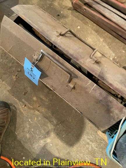 BASKET MISC SOLID MOWER WHEELS/WAGON WHEELS/METAL TOOLBOX/MISC TOOLS
