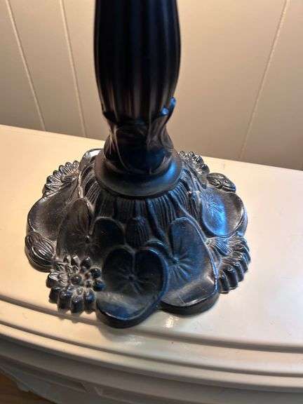 TIFFANY STYLE DESK LAMP-ROUND