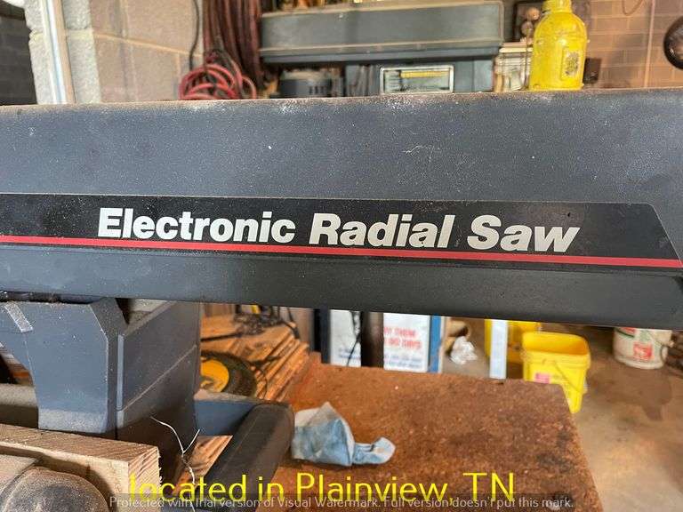 SEARS CRAFTSMAN 10" RADIAL ARM SAW