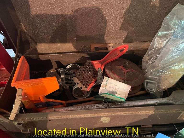 KENNEDY MACHINEST TOOLBOX WITH MISC FASTENERS