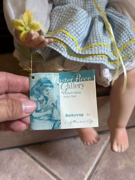 MASTER PIECE GALLERY BUTTERCUP BY CINDY MARSCHNER ROLFE CERAMIC DOLL