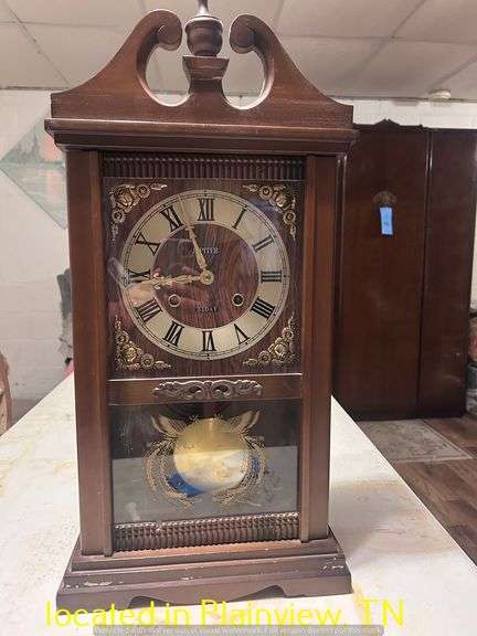 JUPITER 31DAY WALL/MANTLE CLOCK WITH KEY-DOES KEEP TIME