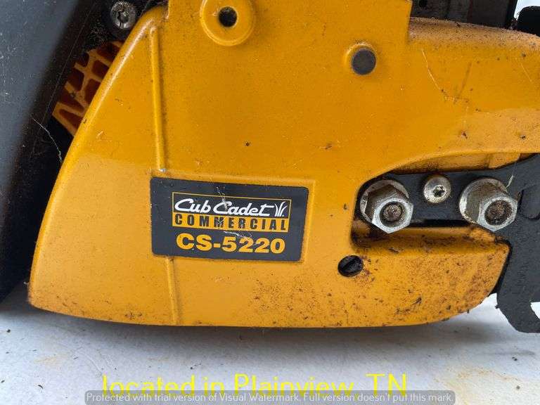 CUB CADET CS 5220 CHAINSAW