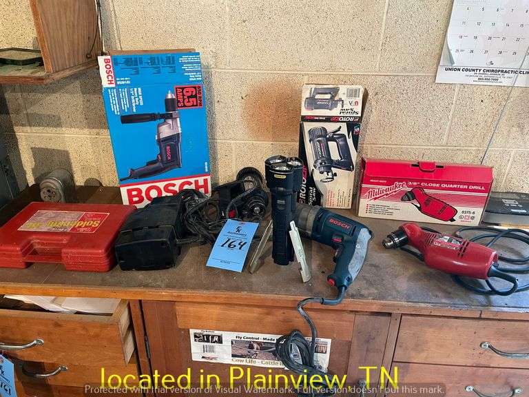 HAND TOOLS-ALL POWERED ON