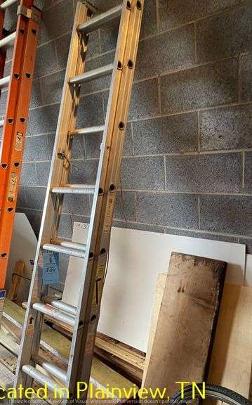 KELLER 13' ALUMINUM EXTENSION LADDER