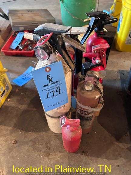 QTY (7) FIRE EXTINGUISHERS