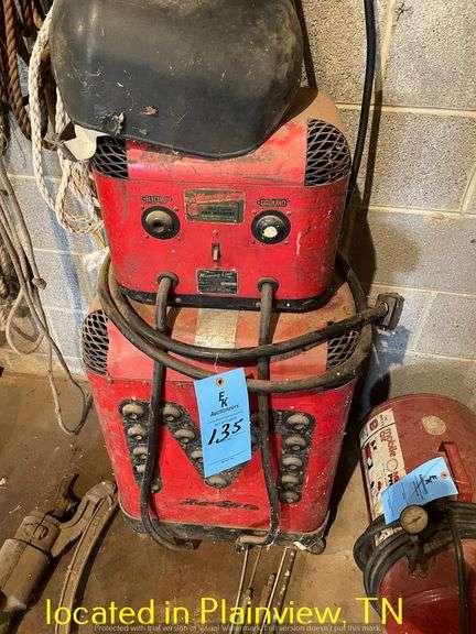 MID STATES ARC WELDER WITH HELMET-UNTESTED