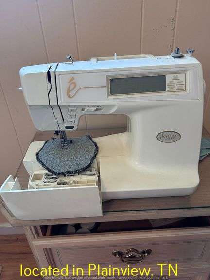 ESPIRE SEWING MACHINE-NO POWER CORD