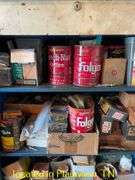 DELCO TOOL CABINET WITH FASTENERS, SCREWS, NAILS, ETC