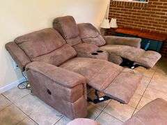 COUCH AND (2) RECLINERS