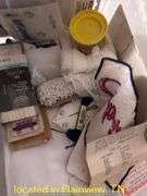 SEWING BOX AND ACCESSORIES
