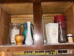 ASST CUPS/GLASSWARE/PLATES/BOWLS/KNIVES/VASES/