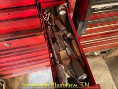 SNAP ON DOUBLE STACK TOOLBOX WITH MISC TOOLS