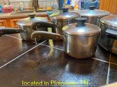 REVERE WARE COPPER CLAD SET