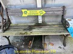 48" OUTDOOR WOODEN BENCH & 54"+SIDE TABLE GLIDER ROCKING BENCH