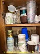 ASST CUPS/GLASSWARE/PLATES/BOWLS/KNIVES/VASES/