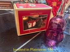 BELLA CASA BY GANZ SERVING BOWL AND PITCHER AND 2CANDLE HOLDERS AND SALT AND PEPPER SHAKER