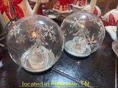 BELLA CASA BY GANZ SERVING BOWL AND PITCHER AND 2CANDLE HOLDERS AND SALT AND PEPPER SHAKER