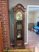 COLONIAL ROCKWELL GRANDFATHER CLOCK