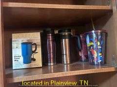 ASST PLASTIC CUPS/COFFEE CUPS/MUG STAND/