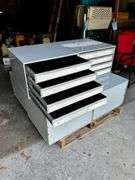 Set of 6 Hardware cabinets w ball bearing slide drawers