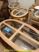 MATCHING SET SIDE TABLE 27X22X22 AND COFFEE TABLE 49X27X16