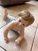 LEE MIDDLETON ORIGINAL DOLLS AND CERAMIC CRAWLING BOY DOLL