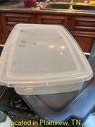 GARLIC DIPPING SET/2GLASS STORAGE COVERED CASSEROLE DISHES/STRAW & PASTA CONTAINERS