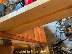 WOODEN 16"X18"X39" CABINET AND CONTENTS