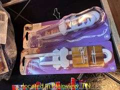 EXTENSION CORDS/COMMAND WALL STRIPS/FURNITURE PENS/3M HOOKS/CABINET LOCKS/COLEMAN GLOW STICKS