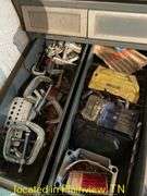 METAL TOOL CABENIT WITH DRILL BITS & FILES