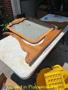 WASH STAND MIRROR 27X34 & FRAME 52X31