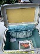 HARD TRAIN CASE & SEARS CARRY ON SHOLDER BAG-NEEDS CLEANED